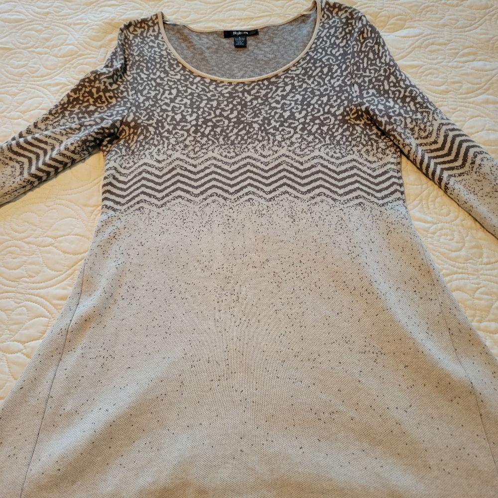 A-frame tunic sweater
